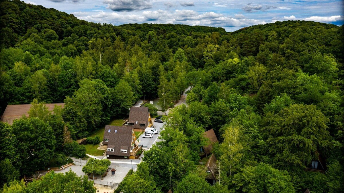Gezinsvriendelijk chalet Het Hulstje I in Durbuy